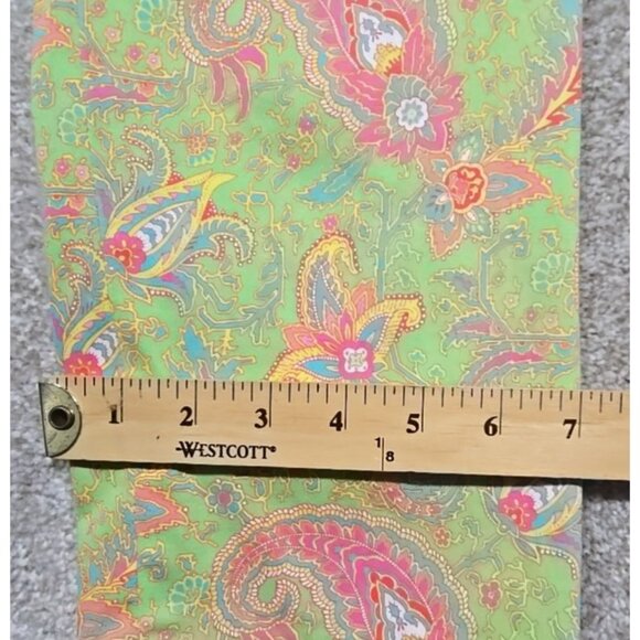 Lauren Ralph Lauren Chino Pants Flat Front Paisley Print Ankle Preppy Women's 10 - Picture 9 of 12